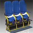 Итальянская фирма Aviointeriors Group предлагает кресла для самолетов в форме седла